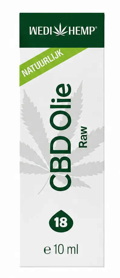 Wedihemp CBD Olie Raw 18% (10 ml)