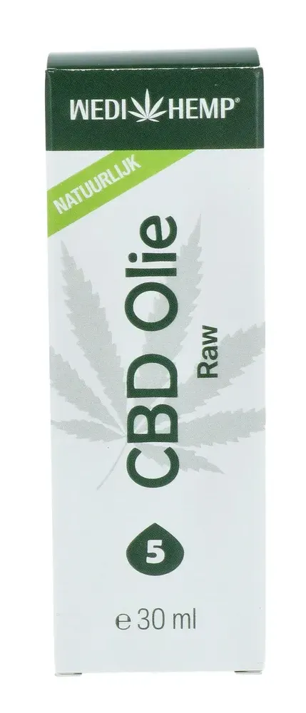 Wedihemp CBD Olie Raw 5% (30 ml)