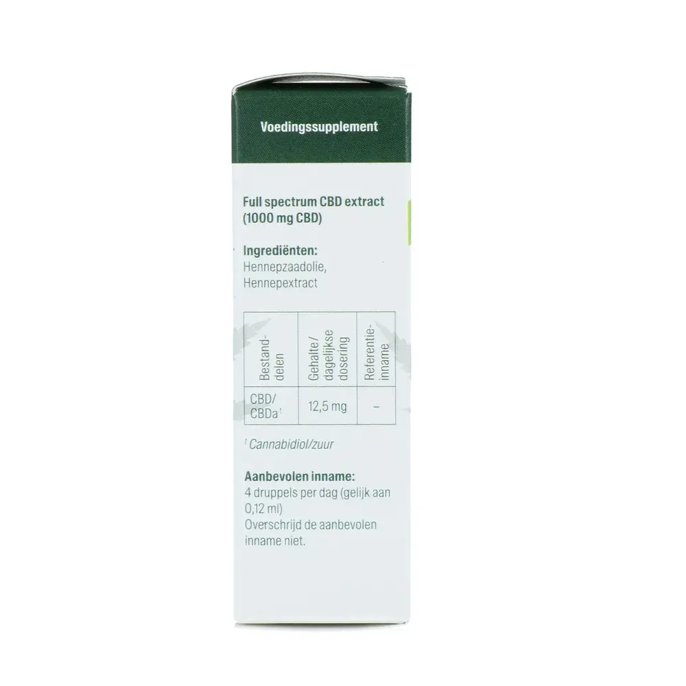 Wedihemp CBD Olie 10% Raw (10 ml) - image 2