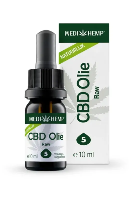 Wedihemp CBD Olie 5% Raw (10 ml)