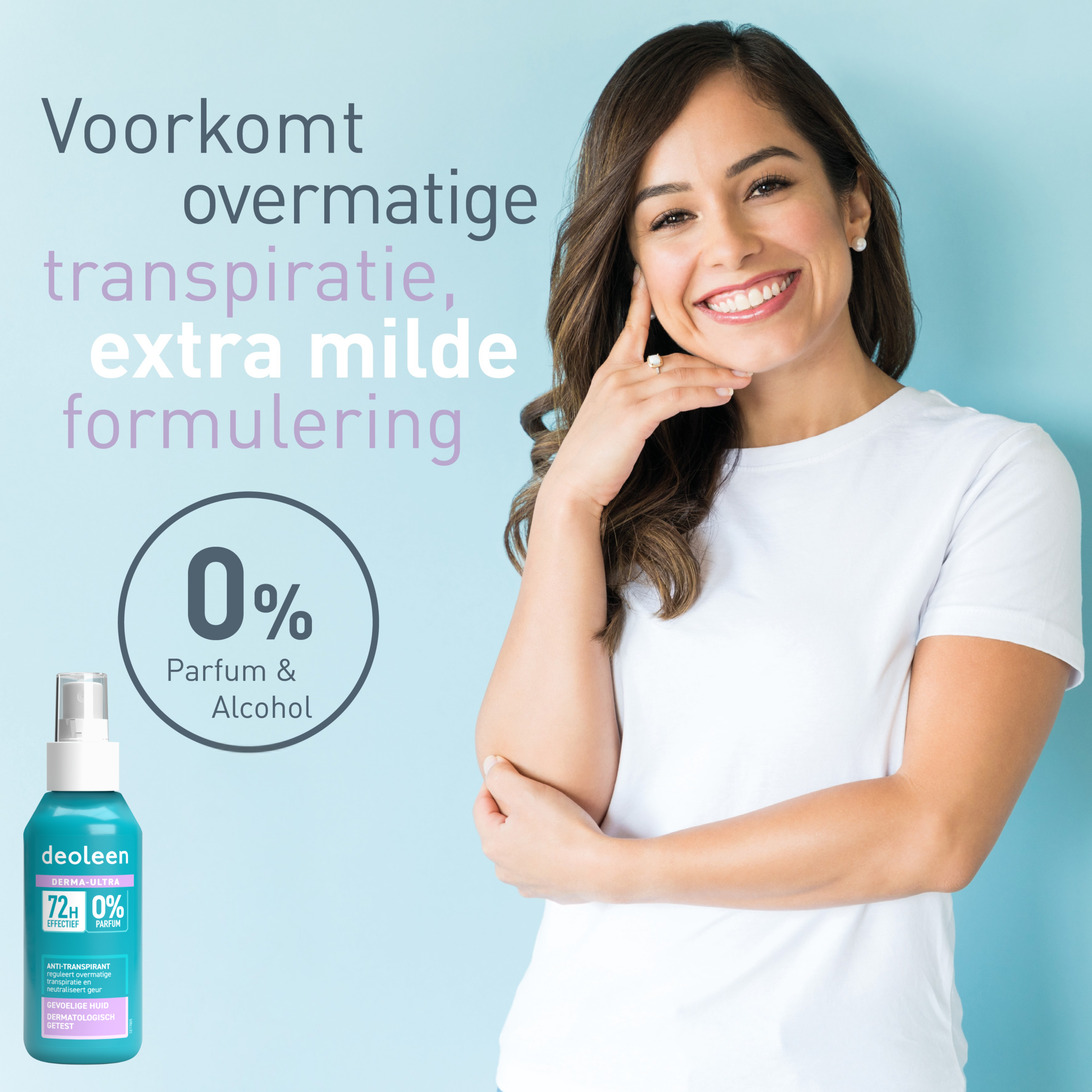 Deoleen Derma-ultra 72 Uur Anti-transpirant Spray (100 ml)