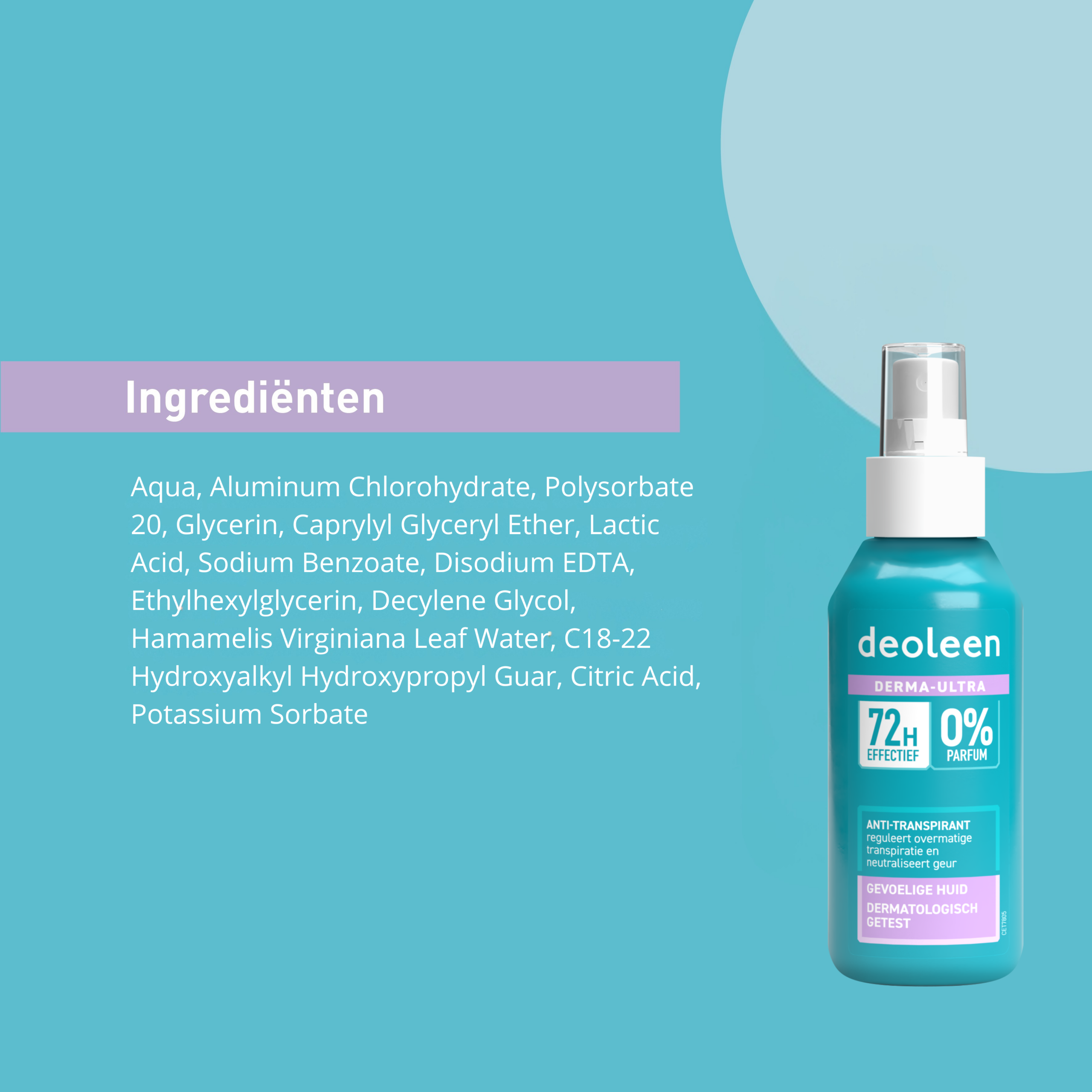 Deoleen Derma-ultra 72 Uur Anti-transpirant Spray (100 ml) - image 4