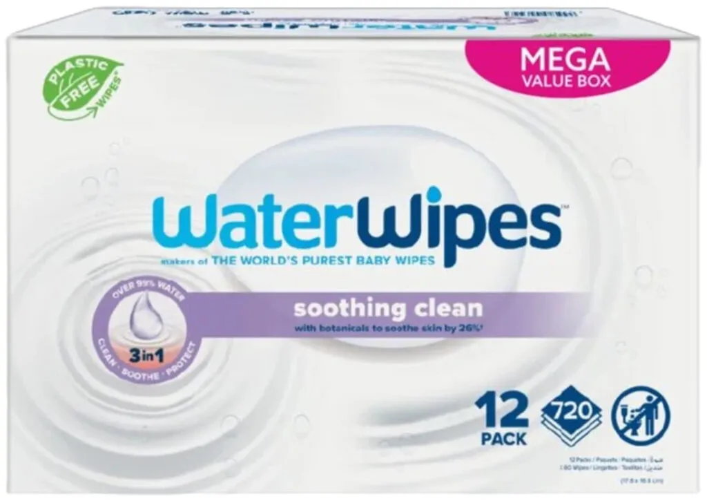 Waterwipes Billendoekjes - Soothing (12 x 60 stuks)
