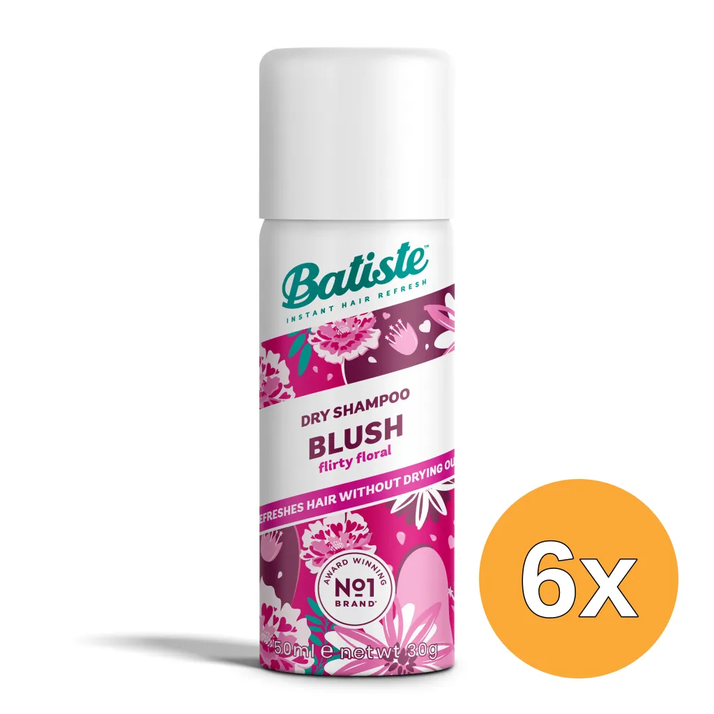 6x Batiste Dry shampoo blush (50 ml)