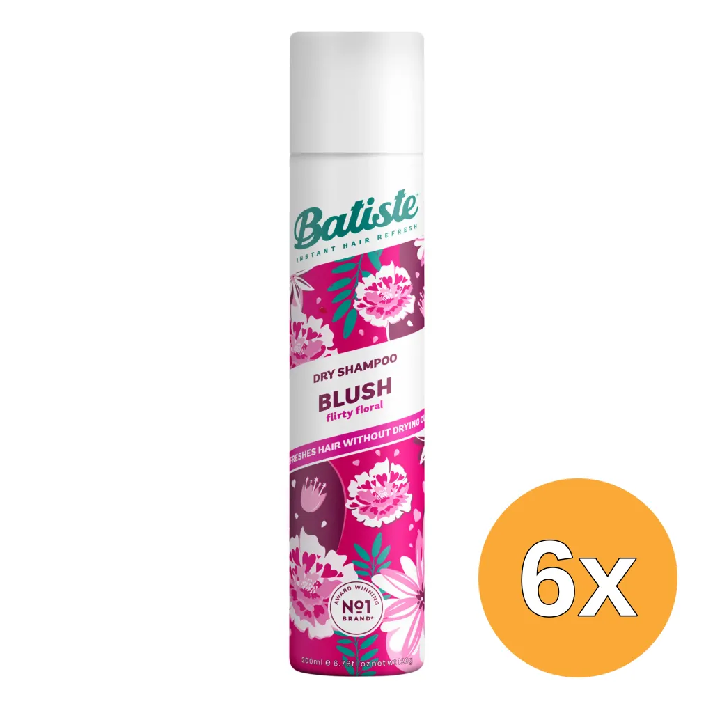 6x Batiste Droogshampoo blush (200 ml)