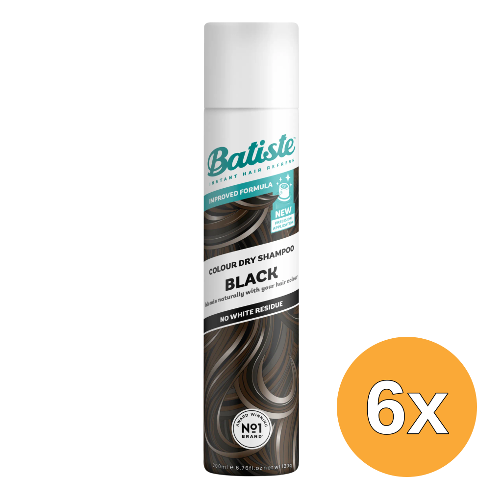 6x Batiste Colour Black (200 ml)