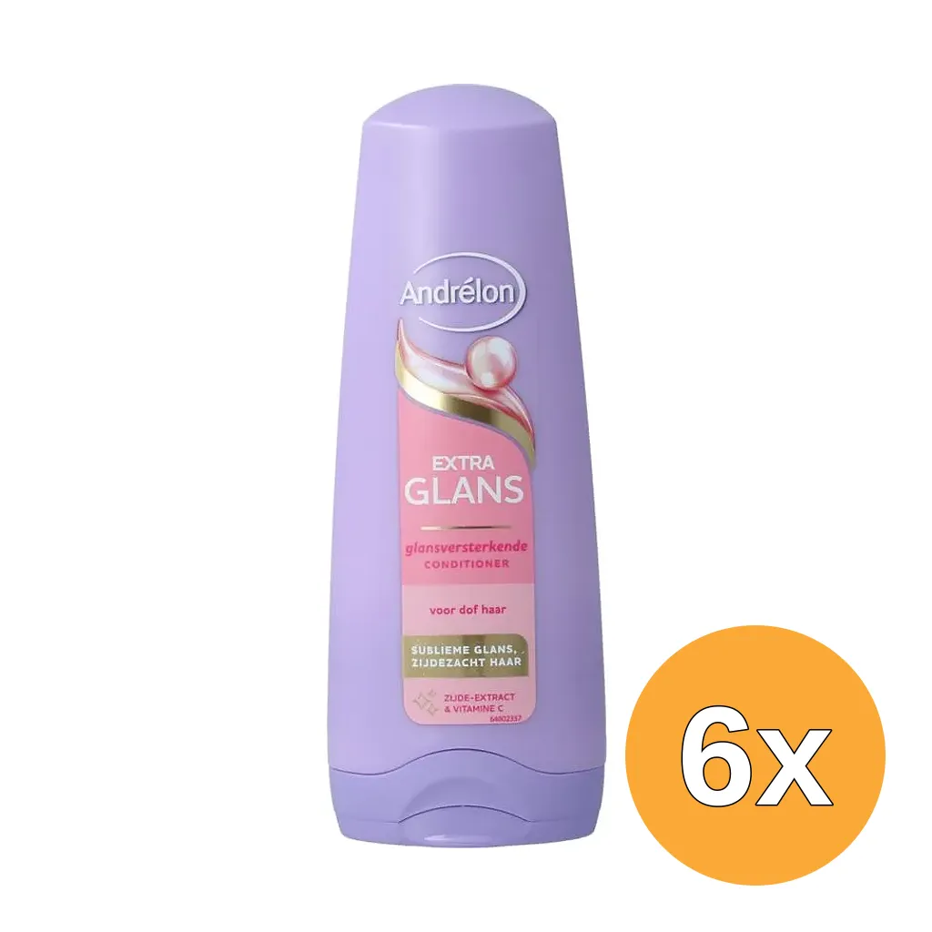 6x Andrelon Conditioner Glans & Care (200 ml)