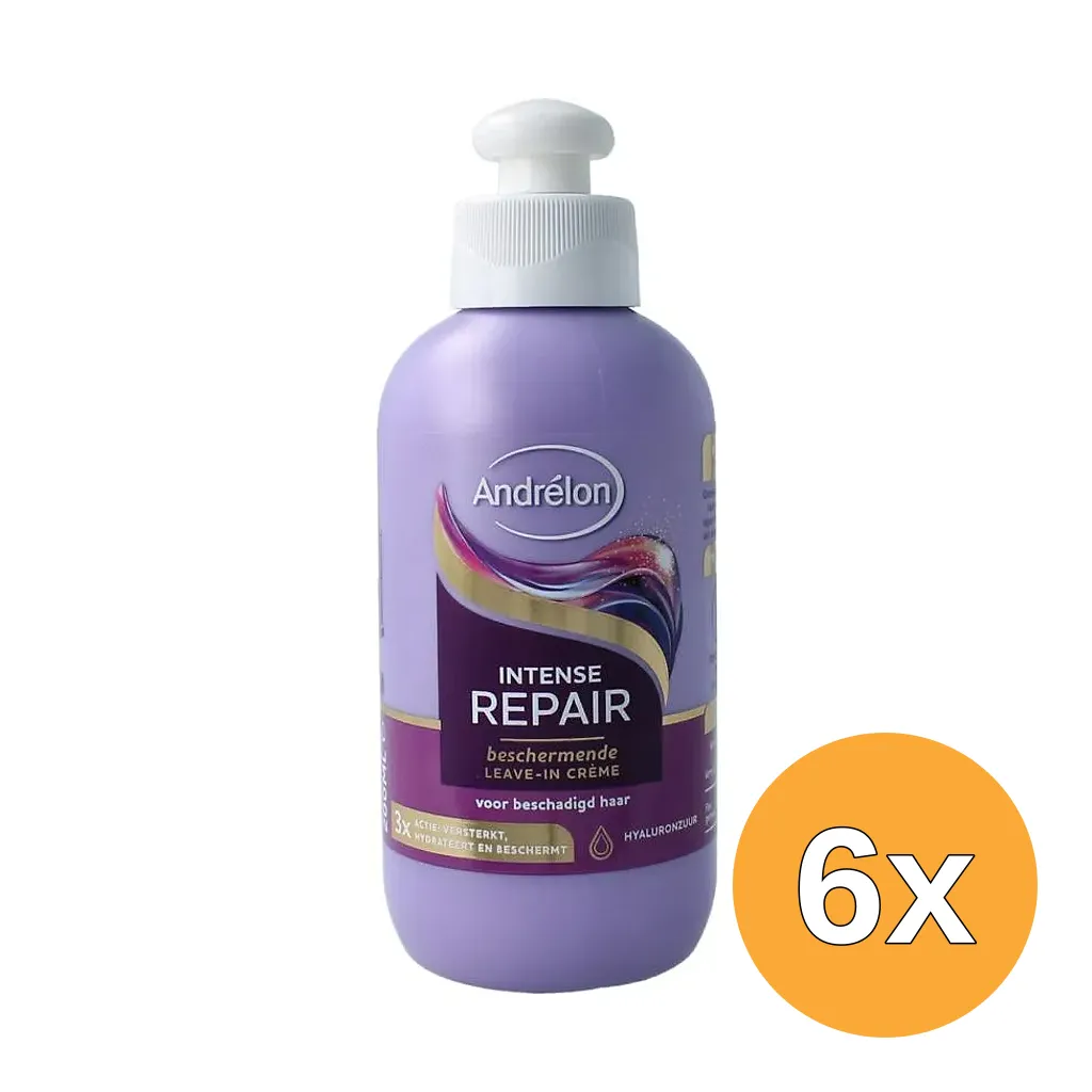 6x Andrelon Leave-in Creme Care & Repair (200 ml)