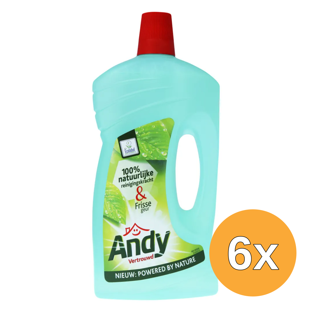 6x Andy Allesreiniger vertrouwd (1000 ml)