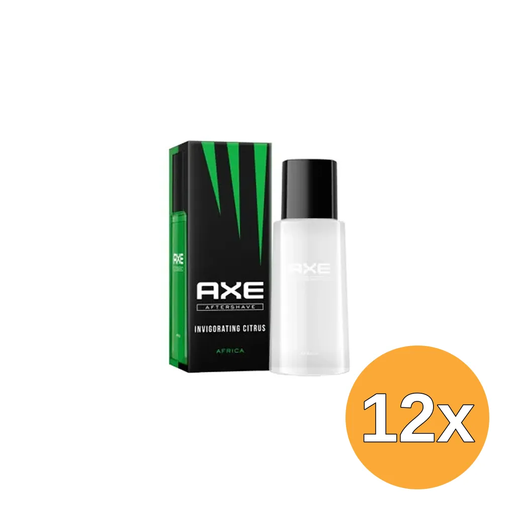 12x Axe Aftershave Africa (100 ml)
