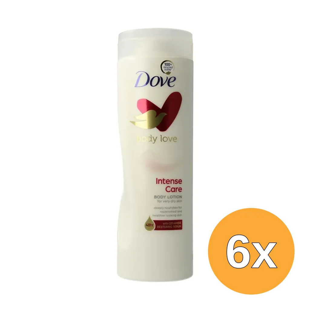6x Dove Bodylotion Intensief (400 ml)