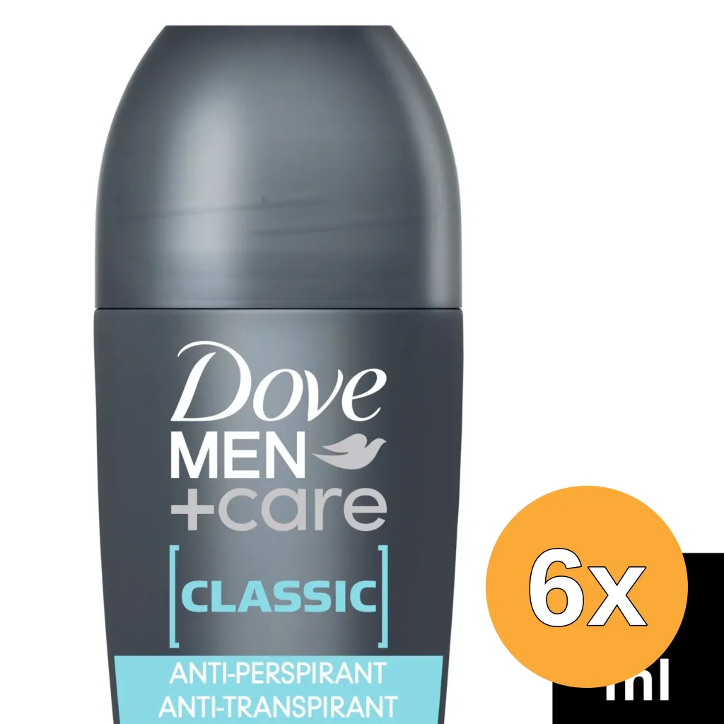 6x Dove Men + Care Roll-On Classic (50 ml)