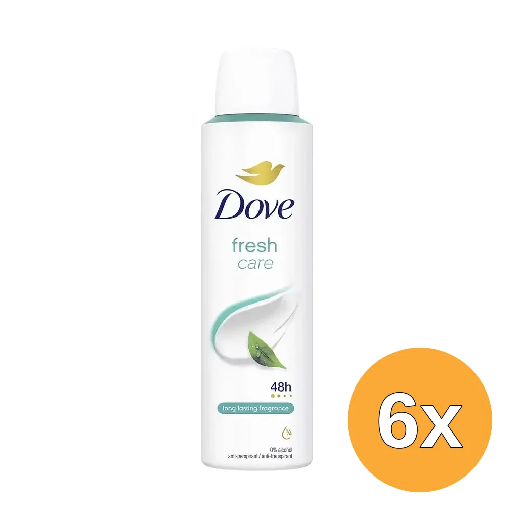 6x Dove Deospray - Fresh Care (150 ml)