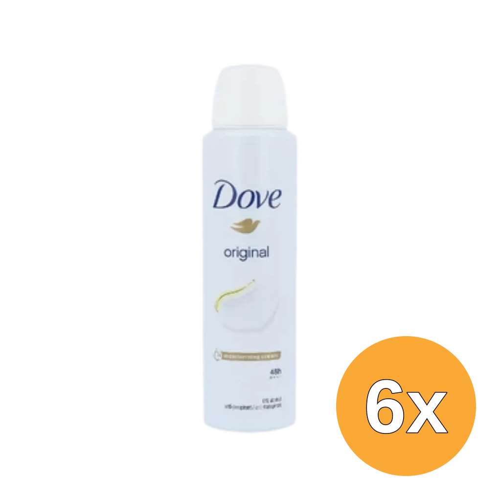 6x Dove Deodorant Spray Original (150 ml)