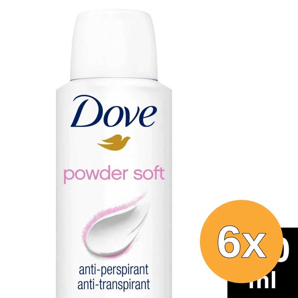 6x Dove Deodorant Spray Powder Soft (150 ml)
