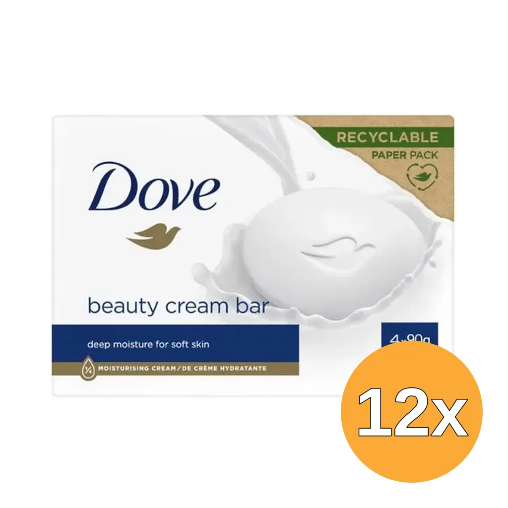 12x Dove Zeep - Regular (4 x 90 gr)