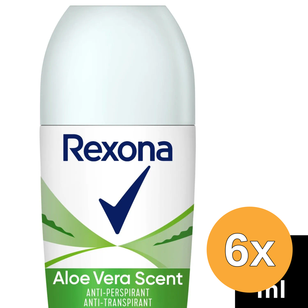 6x Rexona W Roll-On Aloe Vera (50 ml)