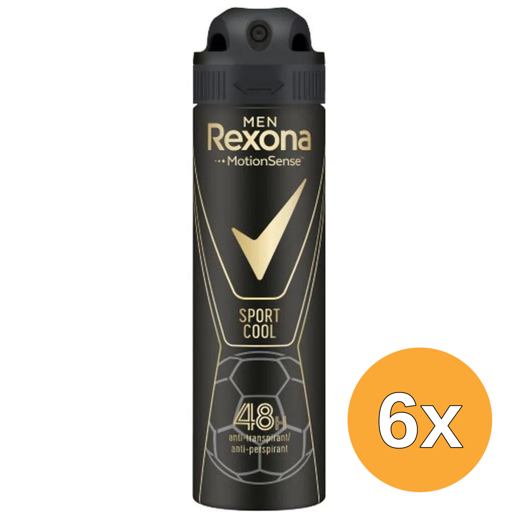 6x Rexona Men Motionsense Sport Cool 48h Deospray (150 ml)