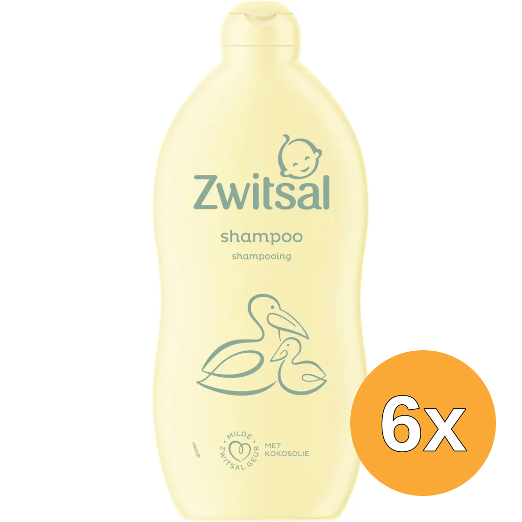 6x Zwitsal Prikvrije Shampoo (700 ml)