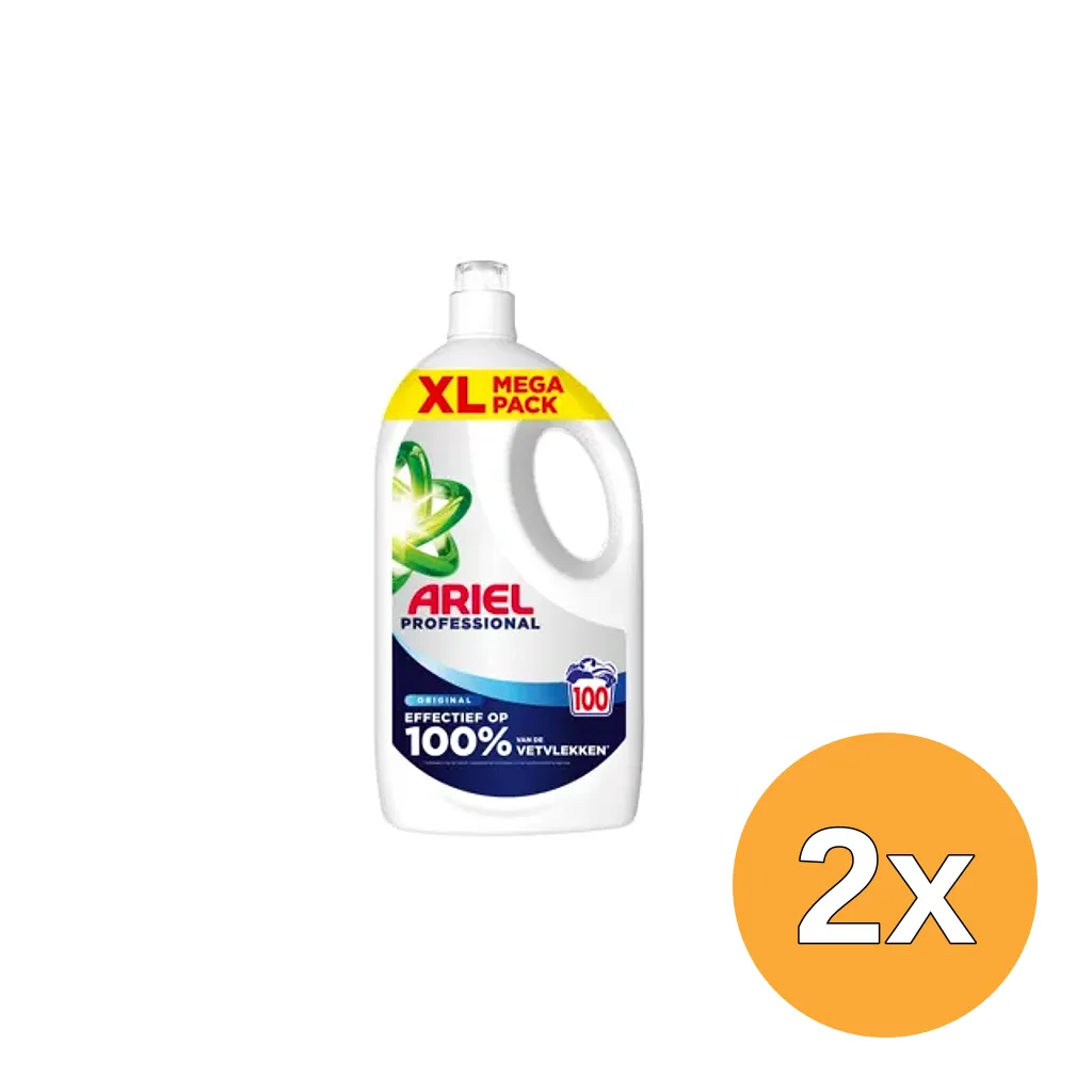2x Ariel Vloeibaar Wasmiddel - Professional Original (4500 ml)