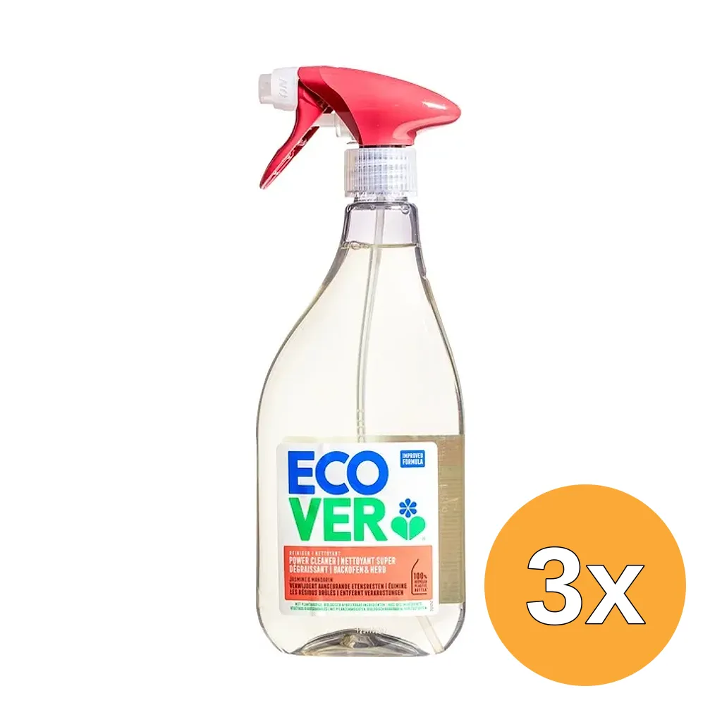 3x Ecover Oven/Kookplaat Reiniger (500 ml)