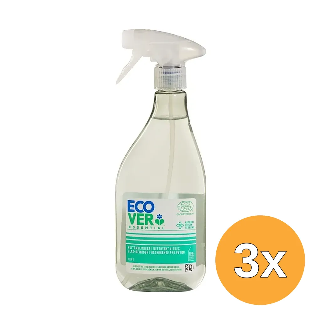 3x Ecover Ruitenreiniger Essential (500 ml)