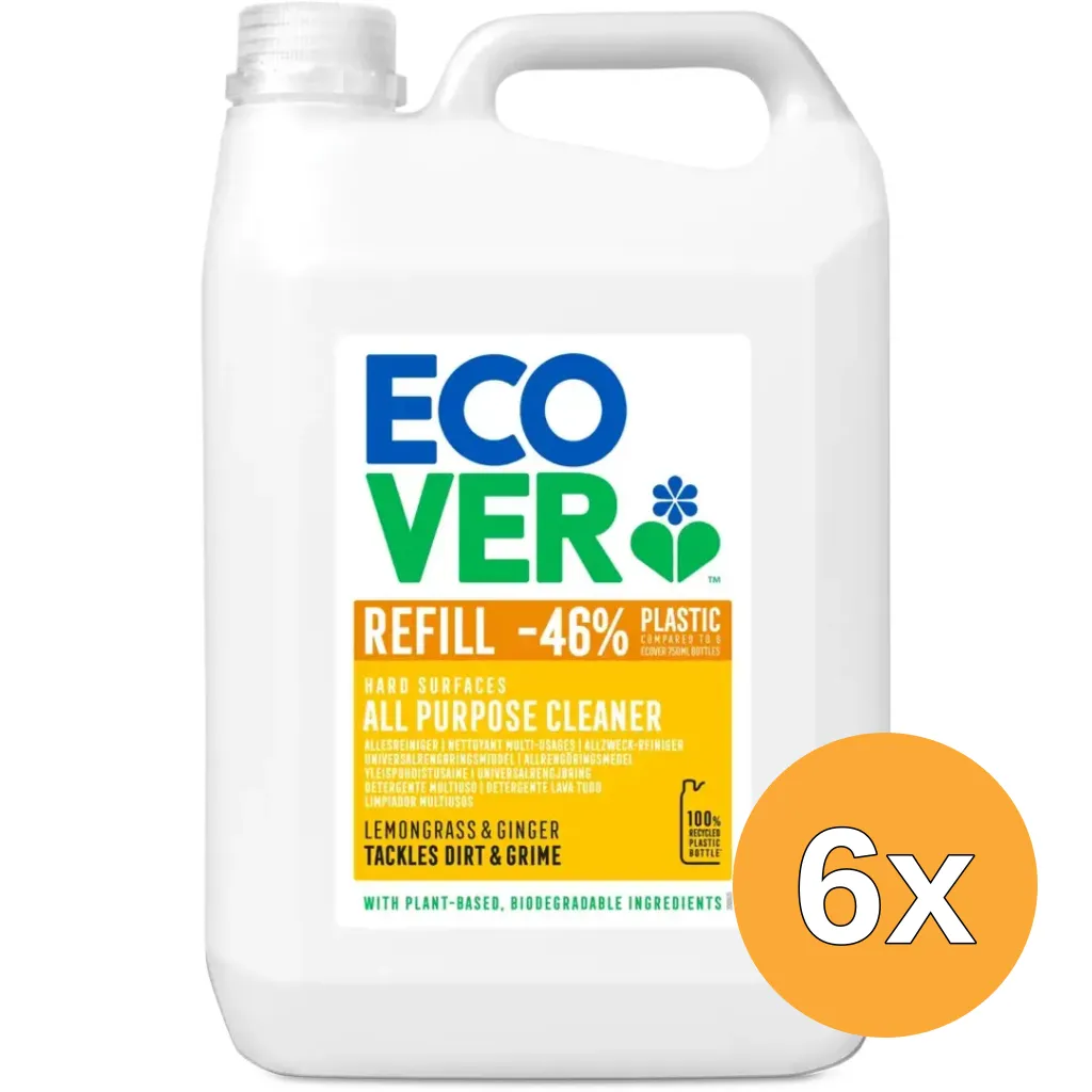 6x Ecover Allesreiniger (5000 ml)