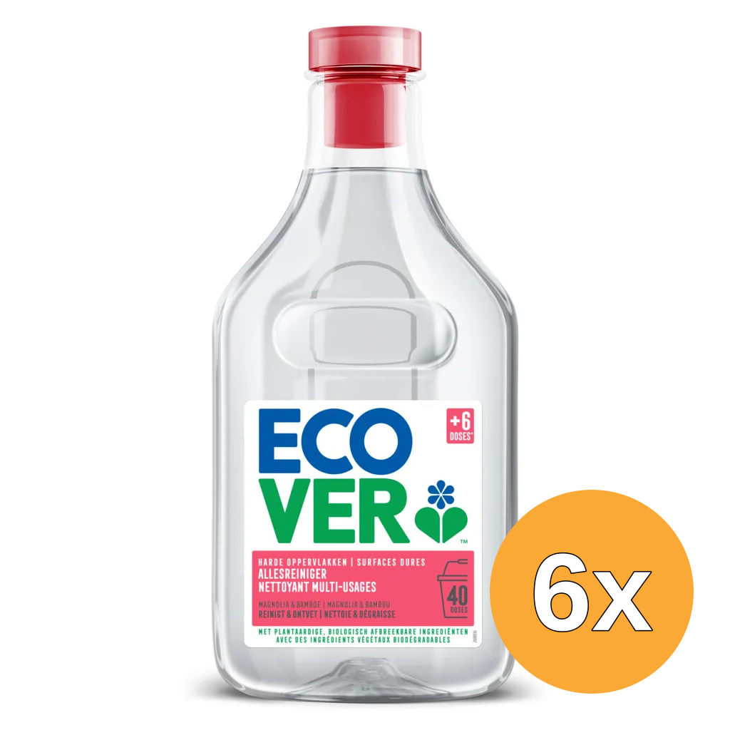 6x Ecover Allesreiniger Magnolia & Bamboo (1000 ml)