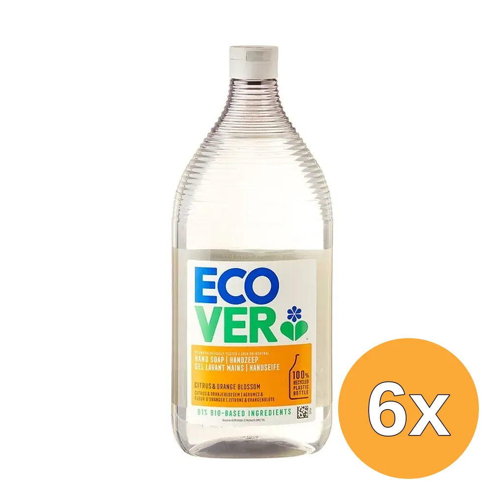 6x Ecover Handzeep Citrus (1000 ml)