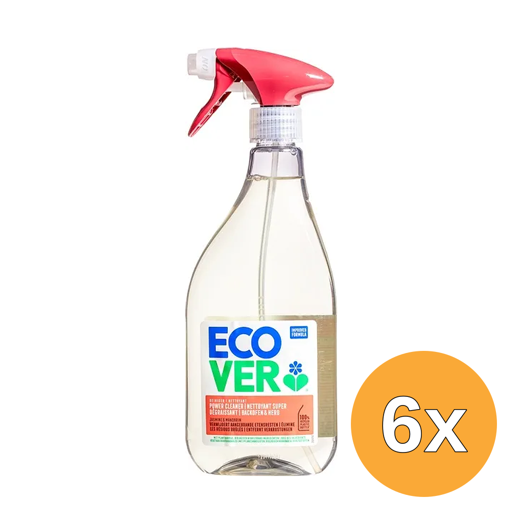 6x Ecover Oven/Kookplaat Reiniger (500 ml)