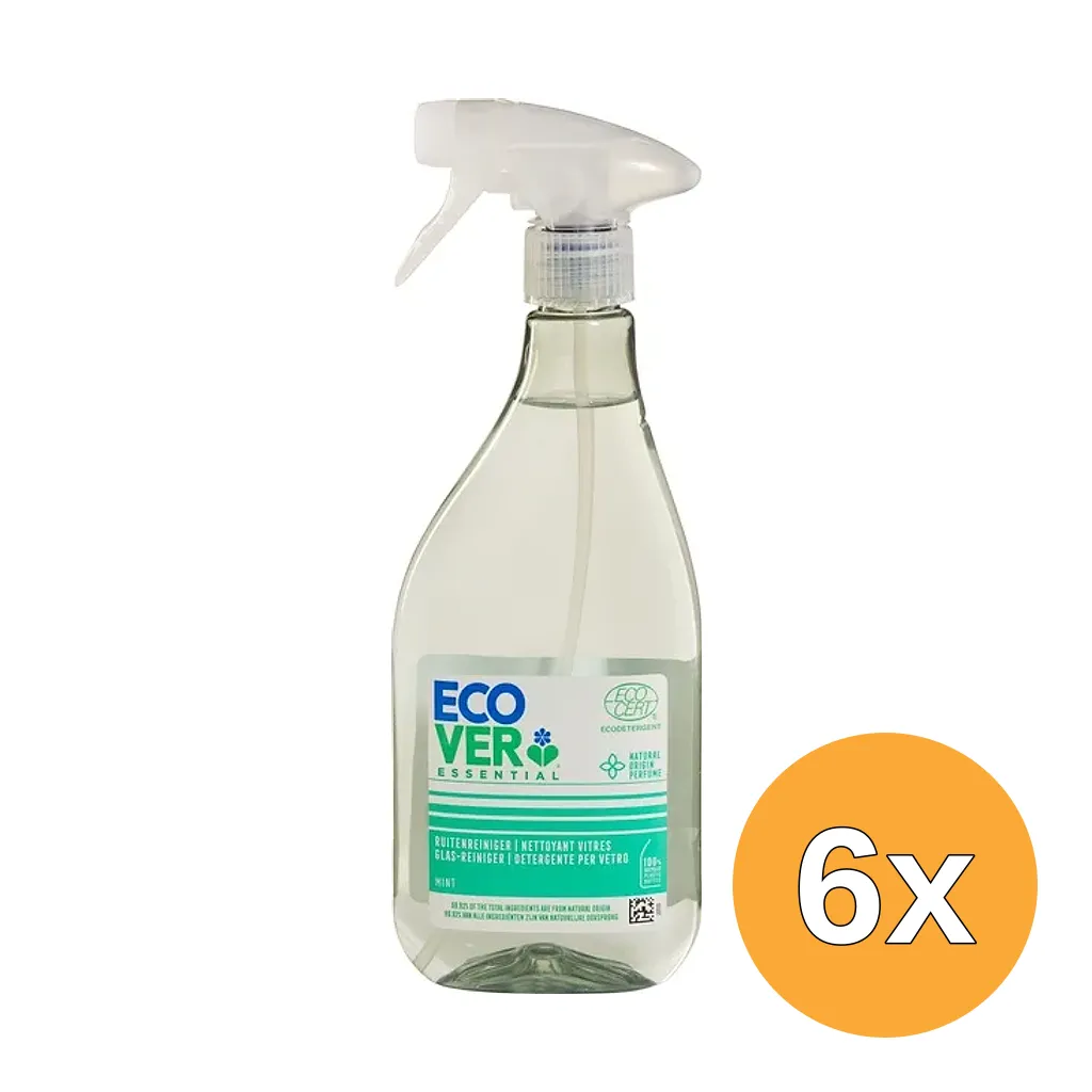 6x Ecover Ruitenreiniger Essential (500 ml)