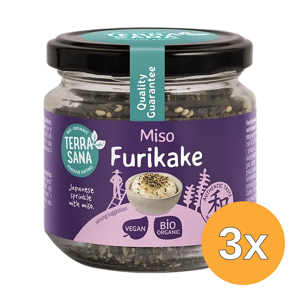 3x TerraSana Furikake Miso (75 gr)