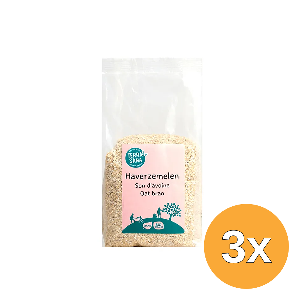 3x TerraSana Haverzemelen bio (500 gr)