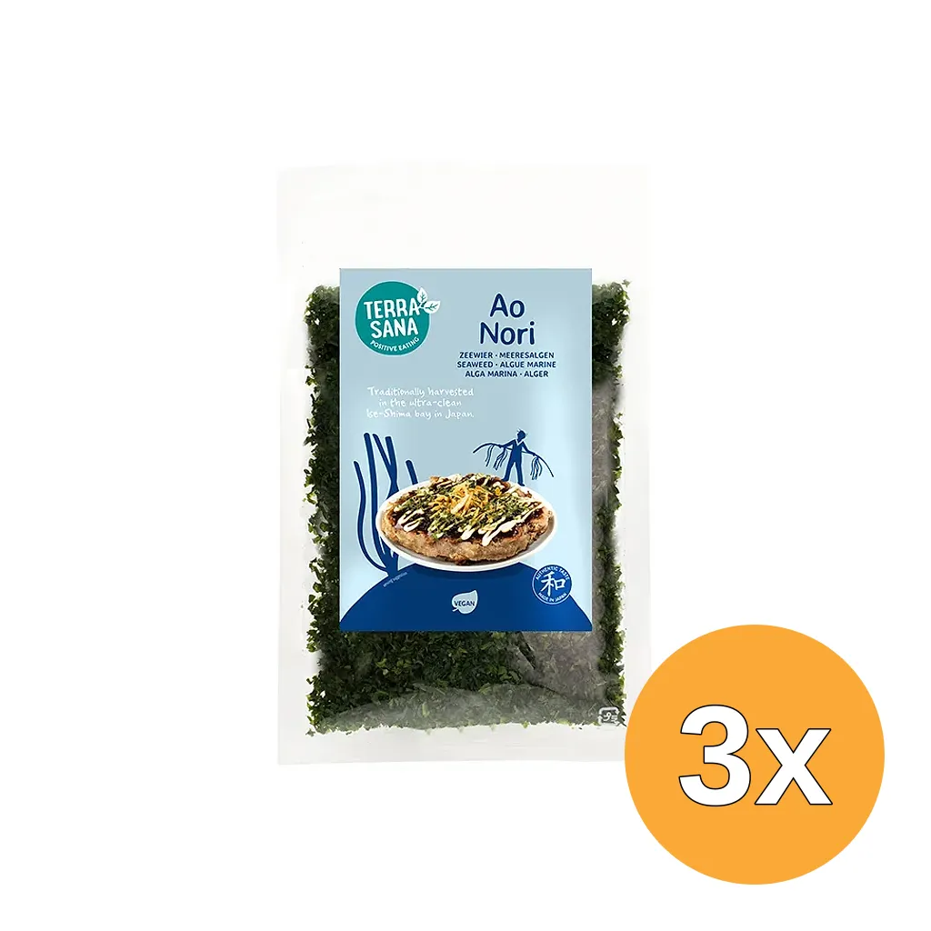 3x Terrasana Ao Nori Condiment (20 gr)