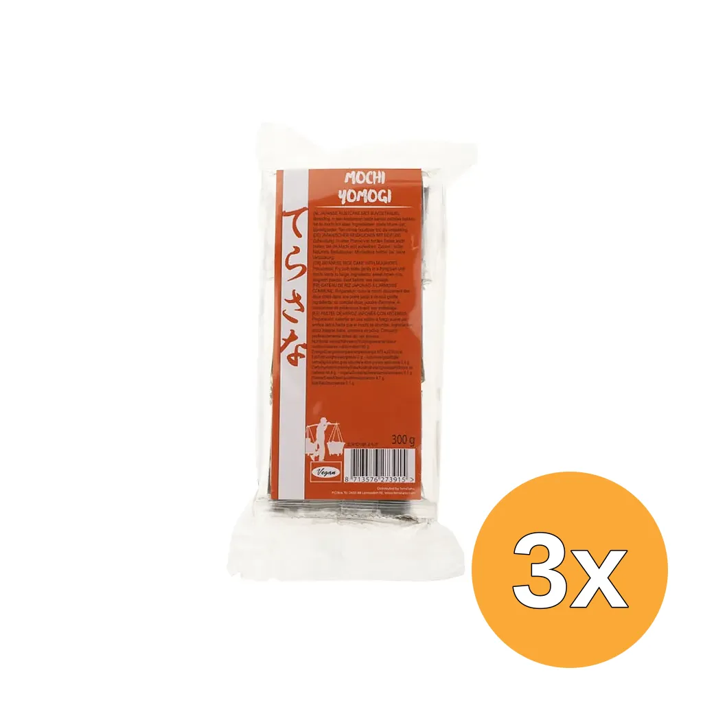 3x Terrasana Genmai Mochi Yomogi (300 gr)