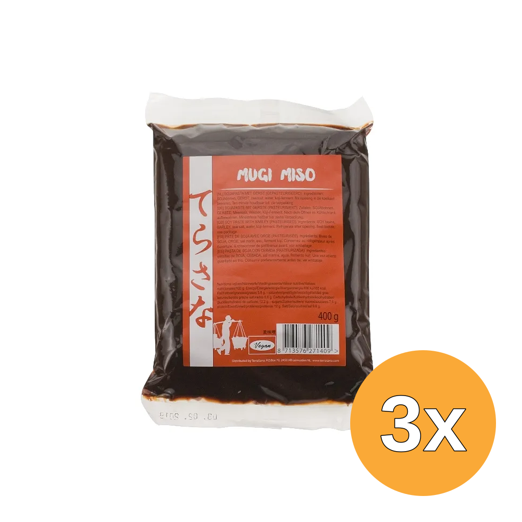 3x Terrasana Mugi Miso (400 gr)