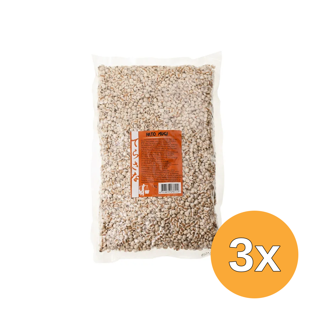 3x Terrasana Parelgerst Hato Mugi (1000 gr)