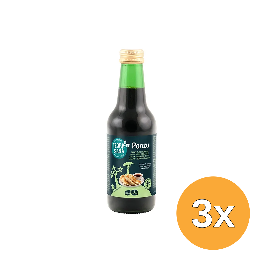 3x Terrasana Ponzu Eko Bio (250 ml)