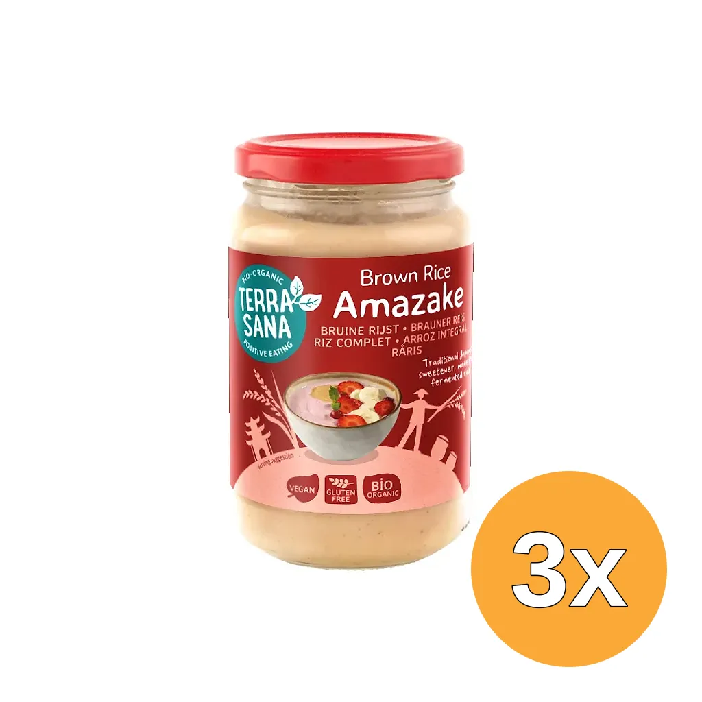 3x Terrasana Rijst Amazake Bio (380 gr)