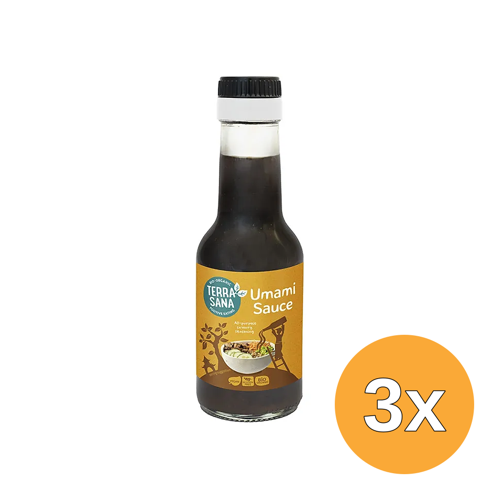 3x Terrasana Umami Saus Bio (145 ml)