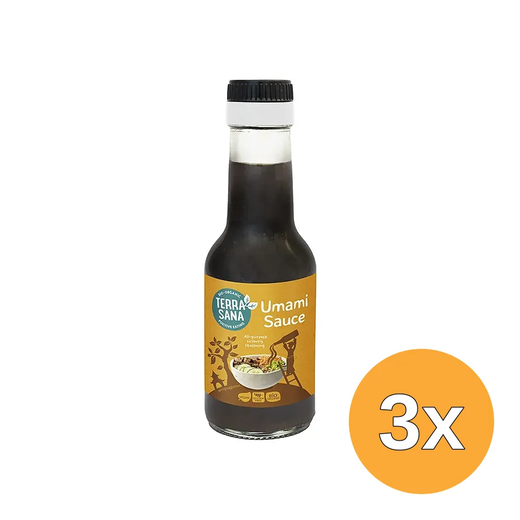 3x Terrasana Umami Saus Bio (145 ml)