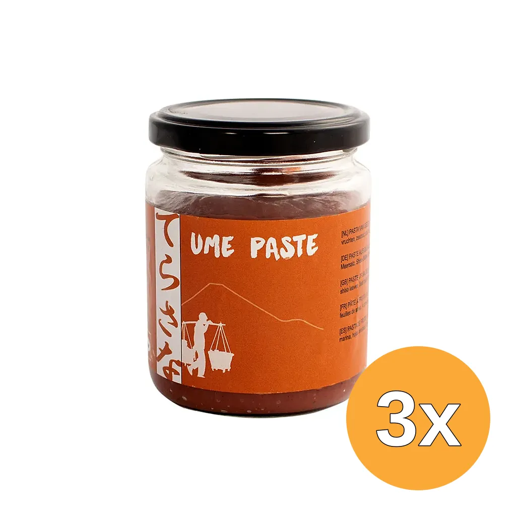 3x Terrasana Ume Pasta Gezoute Japanse Abrikozen (250 gr)