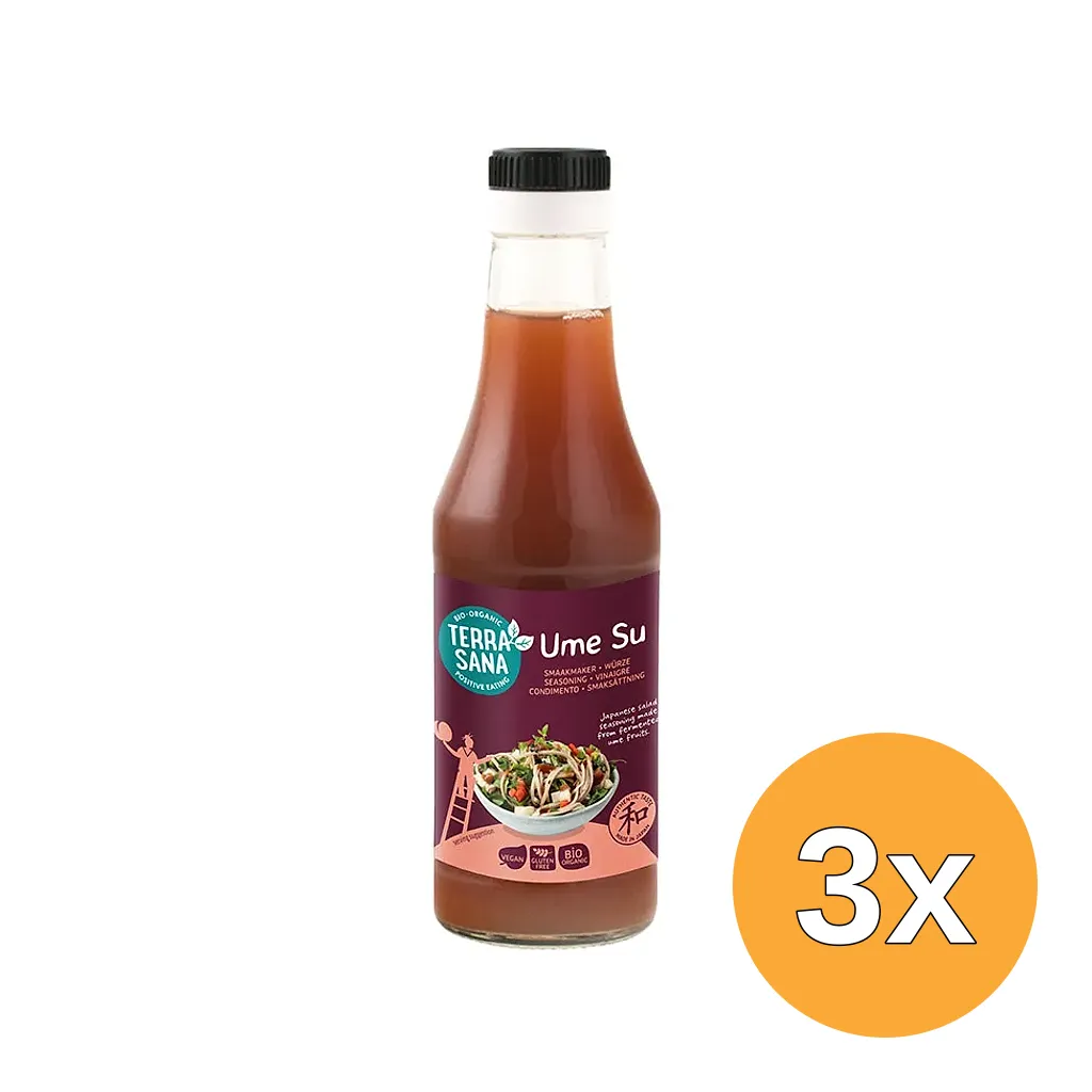 3x Terrasana Ume Su Bio (250 ml)