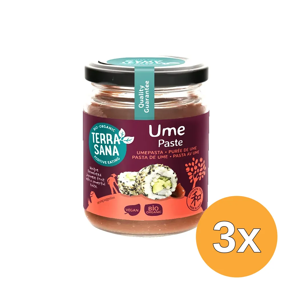 3x Terrasana Umepasta Eko Bio (250 gr)