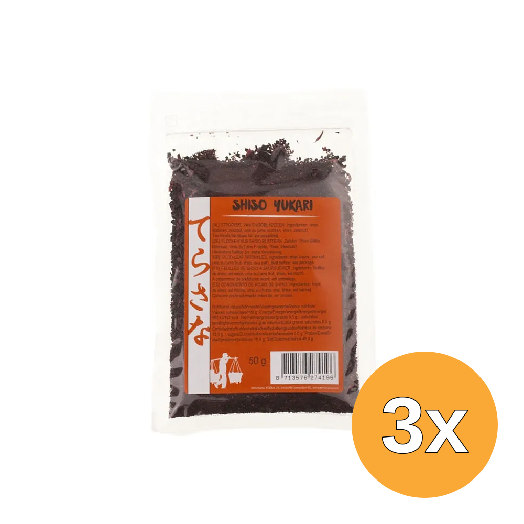 3x Terrasana Yukari Shiso Strooisel (50 gr)