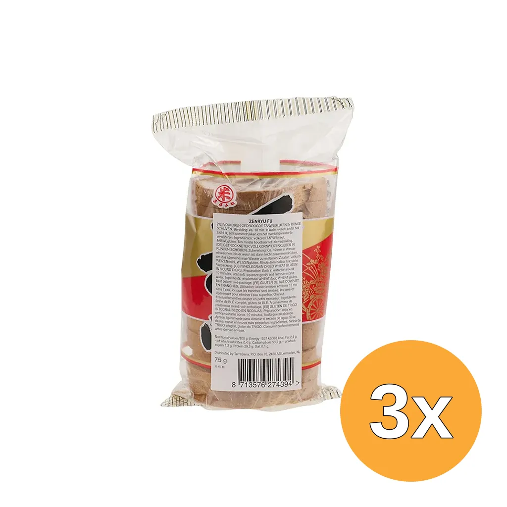3x Terrasana Zenryu Fugrote Rondjes (75 gr)
