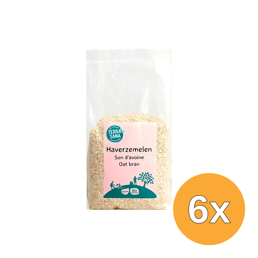 6x TerraSana Haverzemelen bio (500 gr)