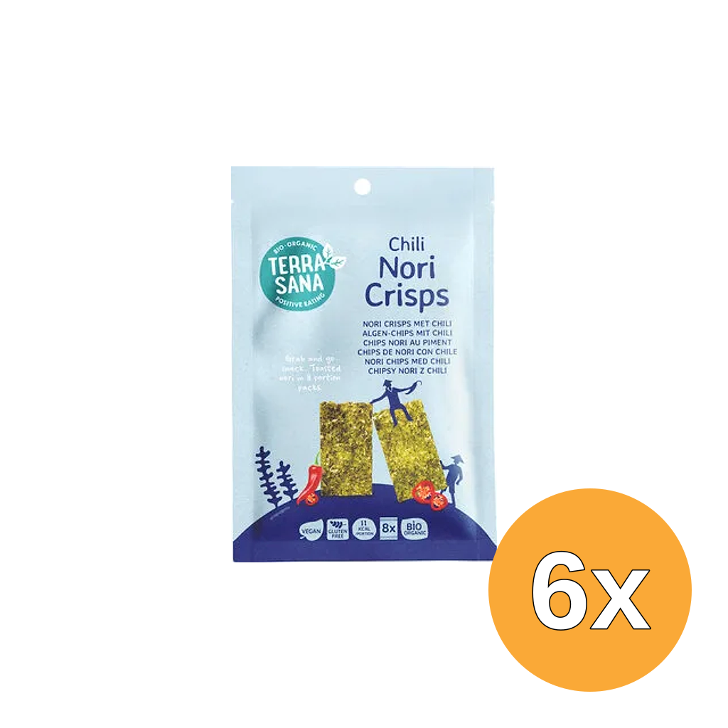 6x TerraSana Nori Crisps Chili (16 gr)