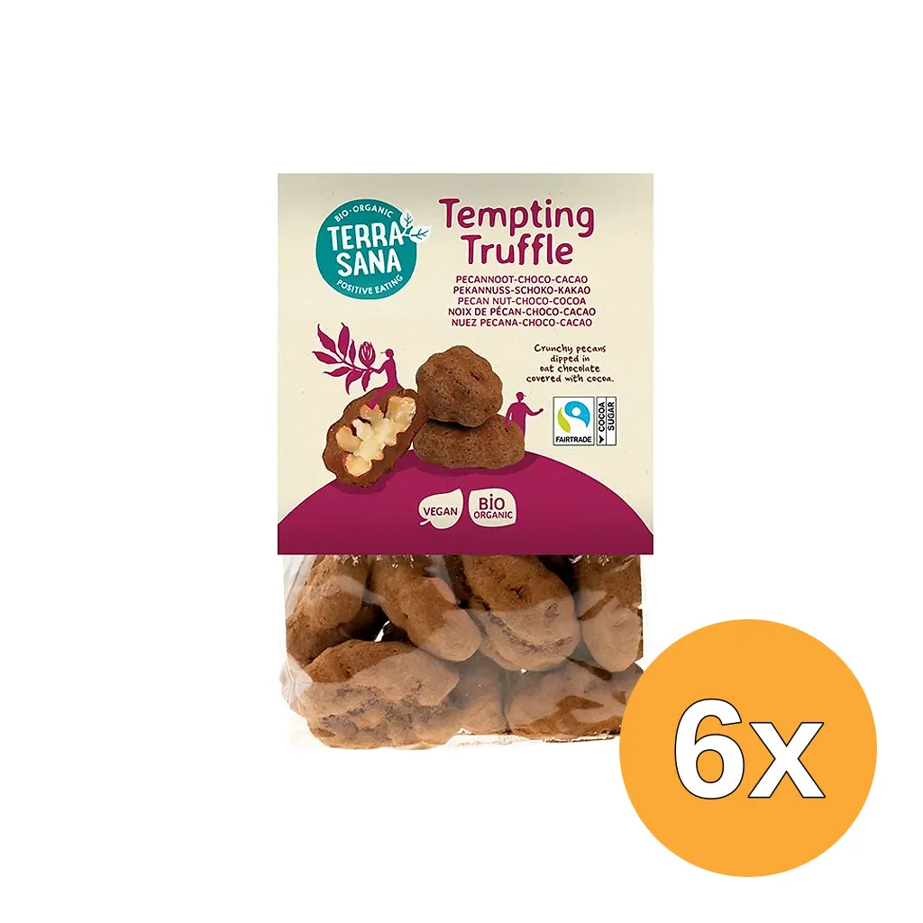 6x TerraSana Tempting truffle choco bio (100 gr)