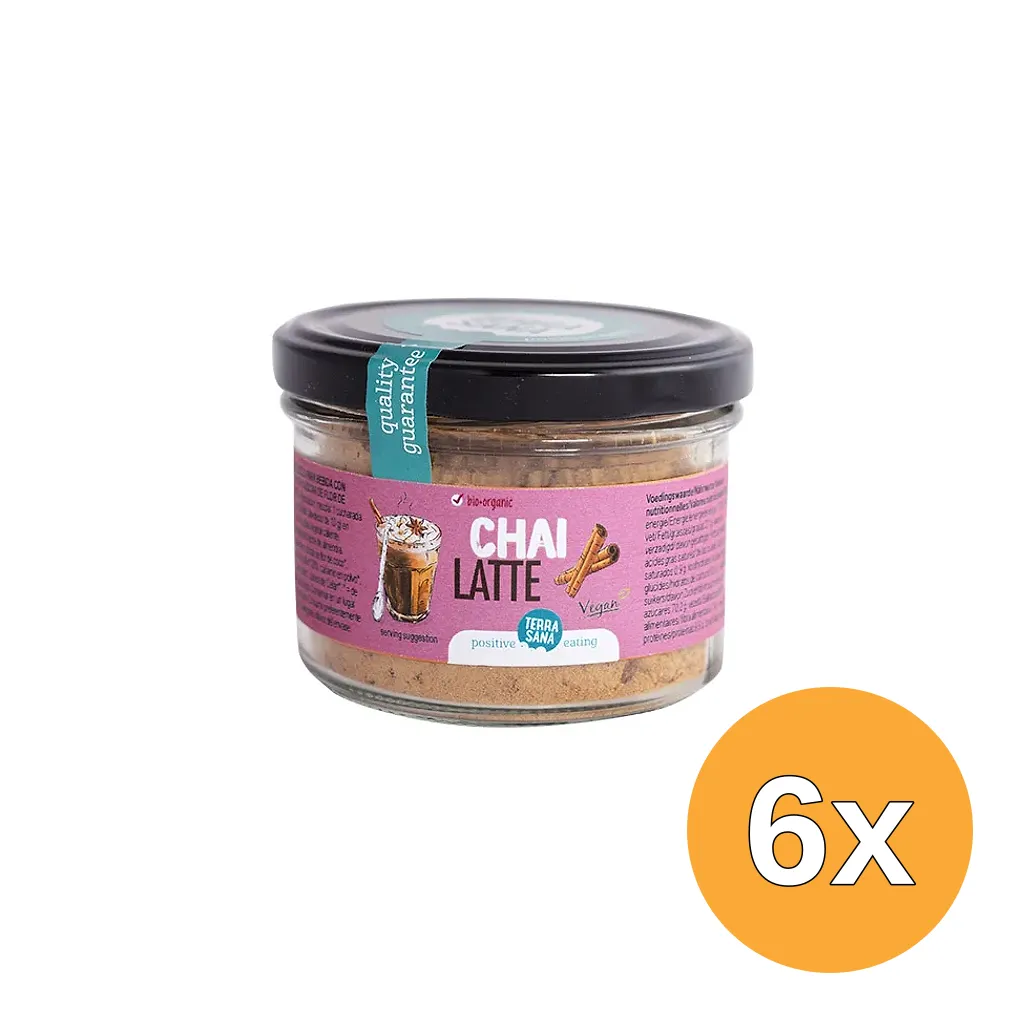 6x Terrasana Chai Latte Bio (120 gr)